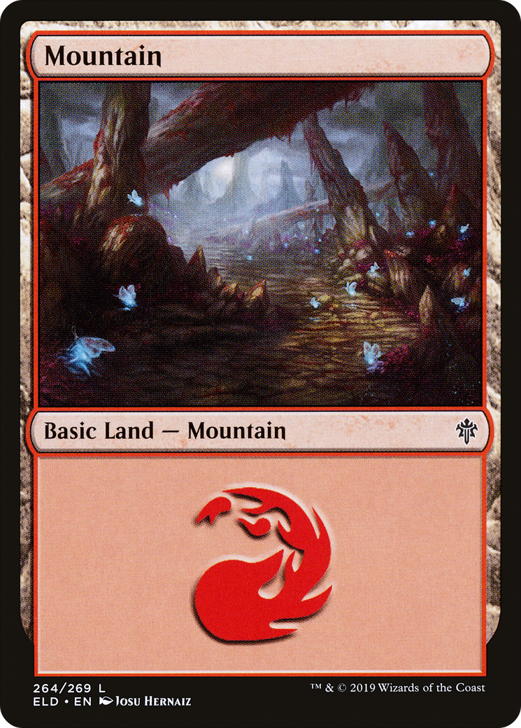Mountain (ELD-264) [Throne of Eldraine] Foil MTG Single Wizards of the Coast