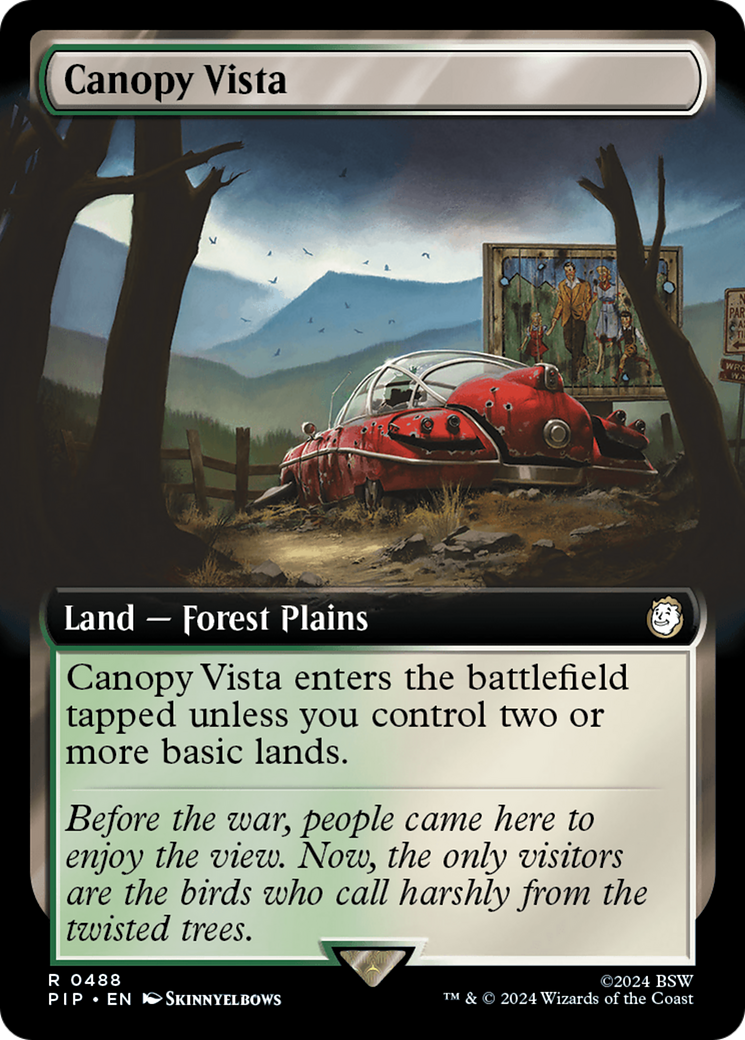 Canopy Vista (PIP-488) [Fallout] (Extended Art) MTG Single Wizards of the Coast