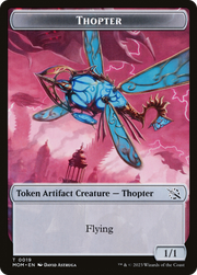 Thopter // Spirit (14) Double-Sided Token [Tokens] March of the Machine Tokens MTG Single Magic: The Gathering