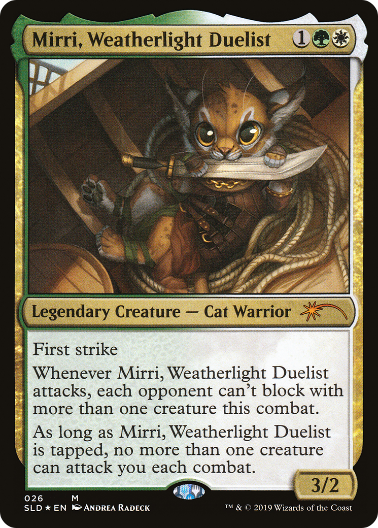 Mirri, Weatherlight Duelist (SLD-026) [Secret Lair] Drop Foil MTG Single Wizards of the Coast
