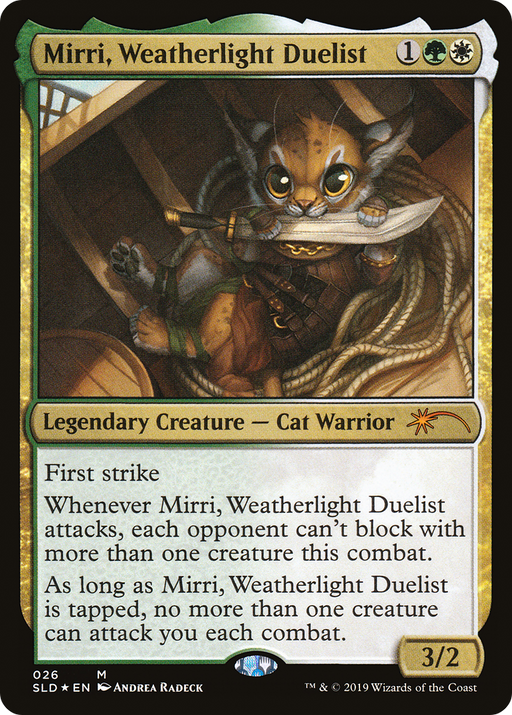 Mirri, Weatherlight Duelist (SLD-026) [Secret Lair] Drop Foil MTG Single Wizards of the Coast