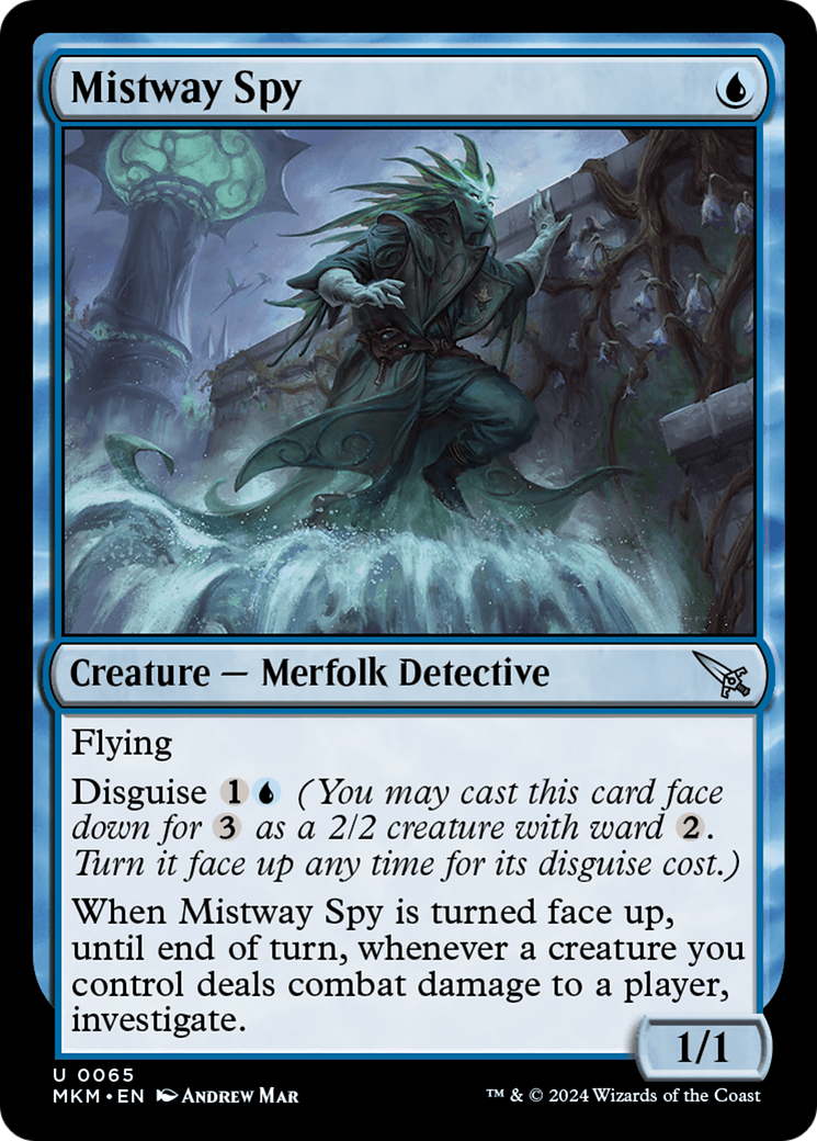 Mistway Spy (MKM-065) [Murders at Karlov Manor] Foil MTG Single Murders at Karlov Manor