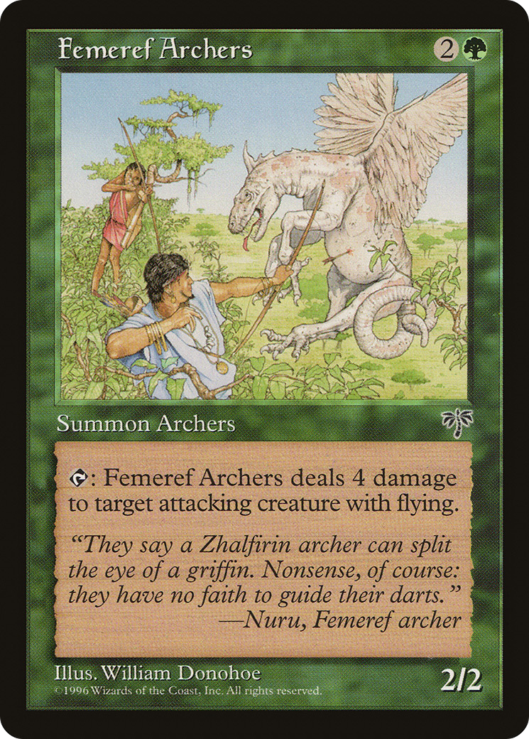 Femeref Archers (MIR-215) [Mirage] MTG Single Wizards of the Coast
