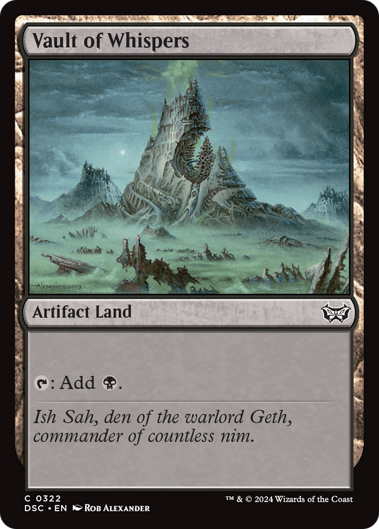 Vault of Whispers (DSC-322) [Duskmourn: House of Horror Commander] MTG Single Wizards of the Coast