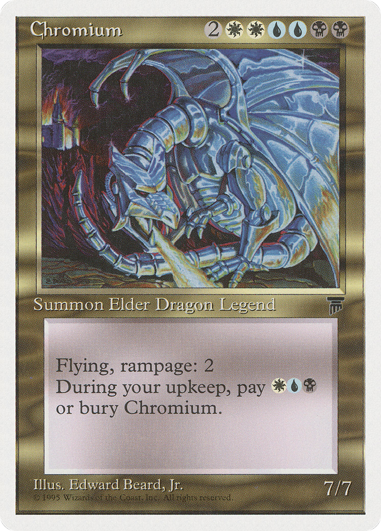 Chromium (CHR-) [Chronicles] MTG Single Wizards of the Coast
