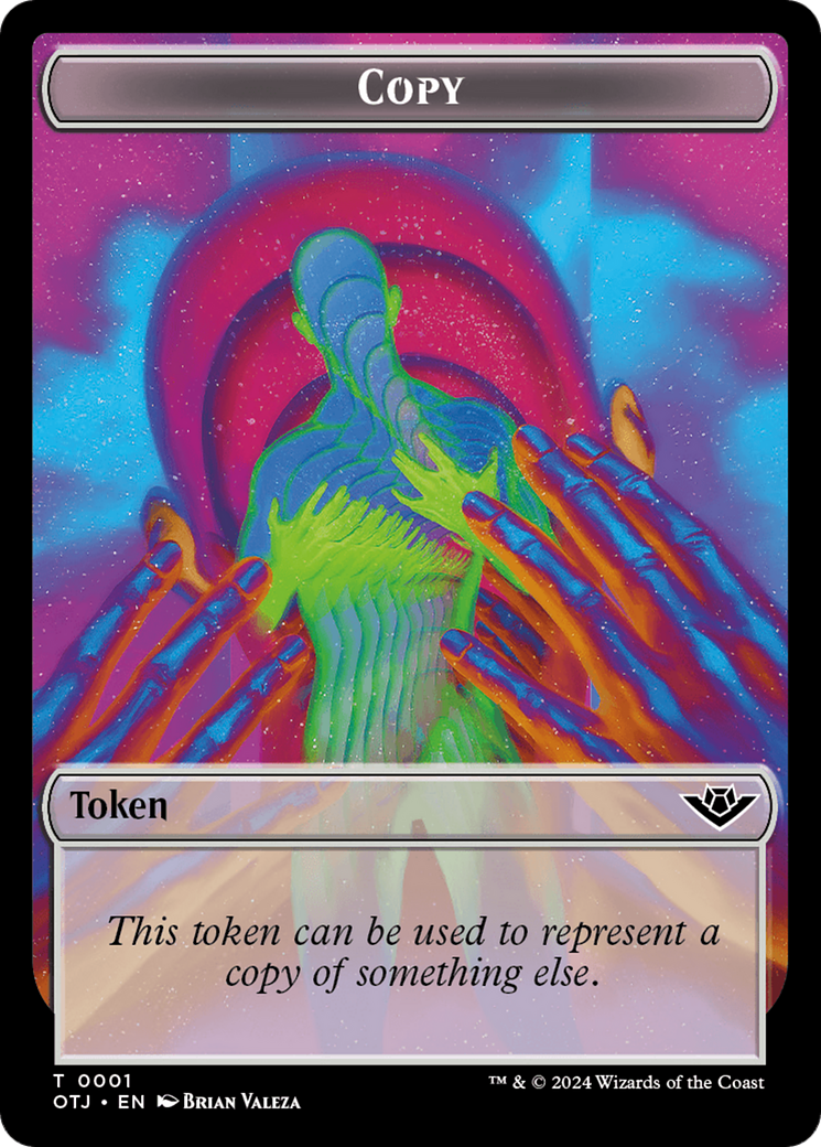 Copy (TOTJ-001) [Tokens] Outlaws of Thunder Junction Tokens Foil MTG Single Wizards of the Coast