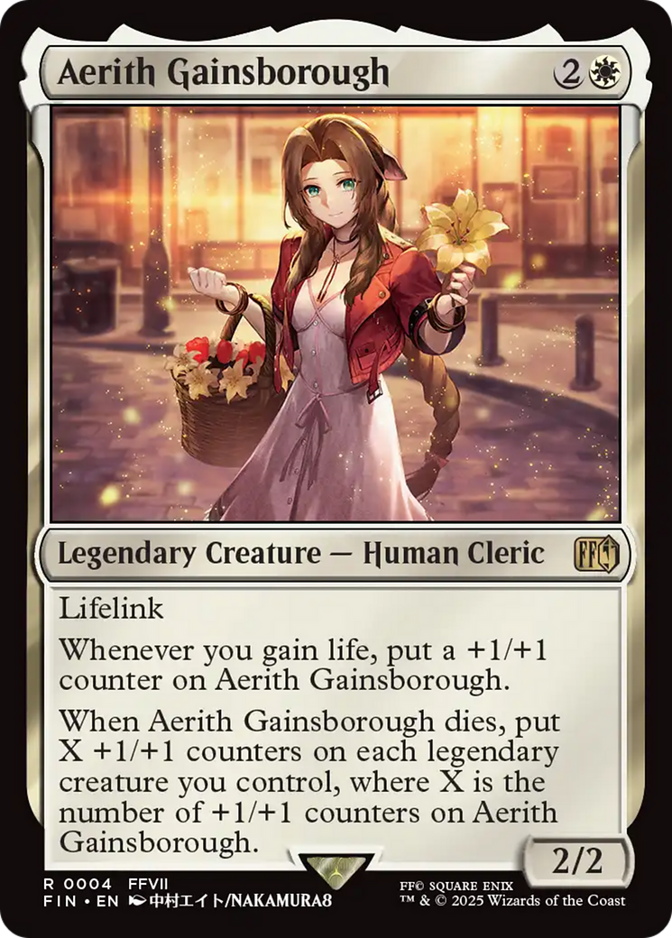 Aerith Gainsborough (FIN-004) [FINAL FANTASY] MTG Single Wizards of the Coast
