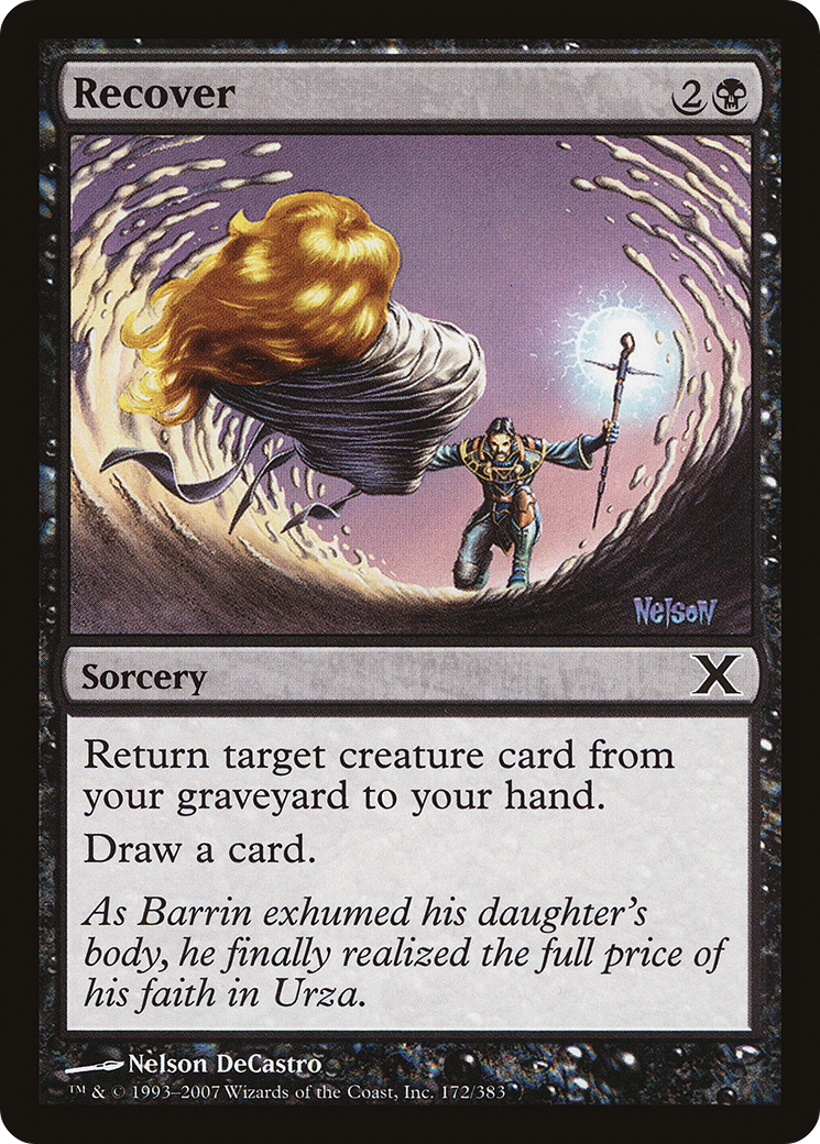 Recover (10E-172) [Tenth Edition] Foil MTG Single Wizards of the Coast