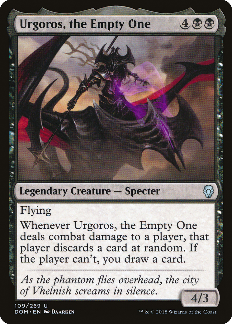 Urgoros, the Empty One (DOM-109) [Dominaria] MTG Single Wizards of the Coast