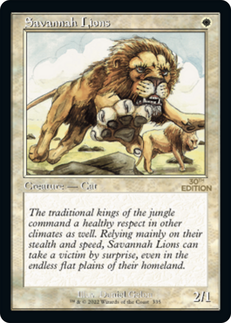 Savannah Lions (30A-335) [30th Anniversary Edition] MTG Single Wizards of the Coast