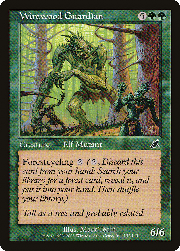 Wirewood Guardian (SCG-132) [Scourge] MTG Single Wizards of the Coast