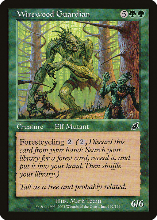 Wirewood Guardian (SCG-132) [Scourge] Foil MTG Single Wizards of the Coast