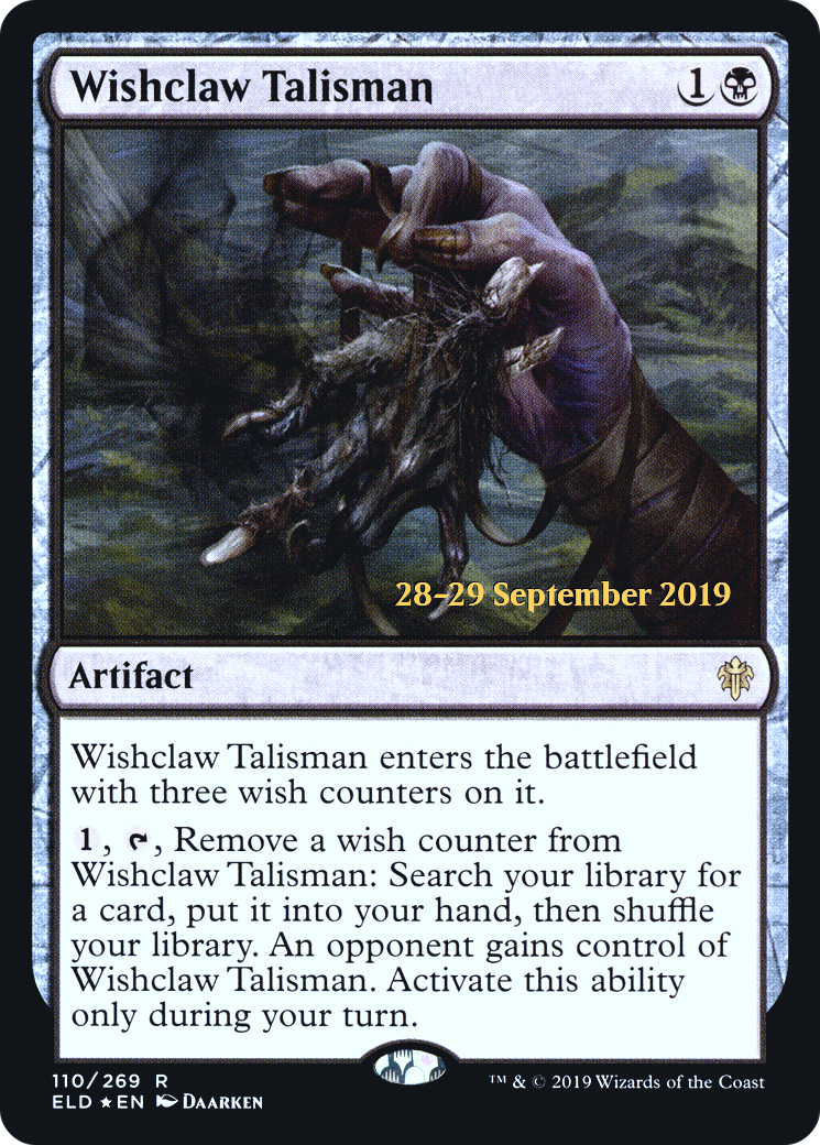 Wishclaw Talisman (PRE-110) [Throne of Eldraine Promos] Foil MTG Single Wizards of the Coast