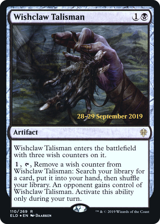 Wishclaw Talisman (PRE-110) [Throne of Eldraine Promos] Foil MTG Single Wizards of the Coast