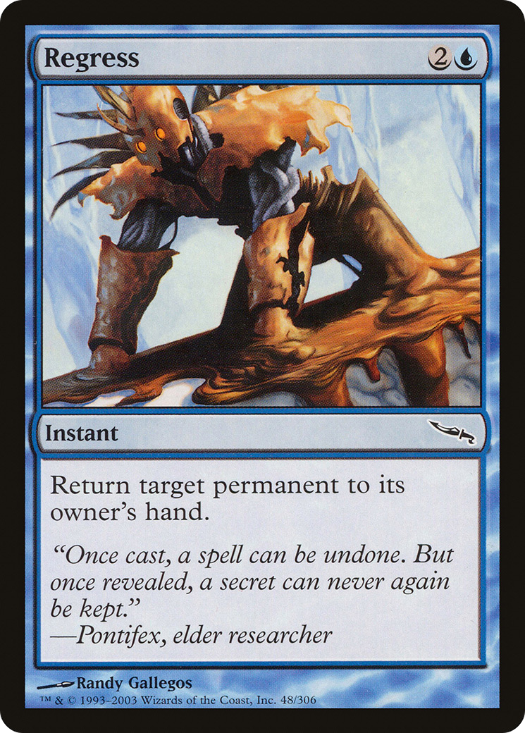 Regress (MRD-048) [Mirrodin] MTG Single Wizards of the Coast