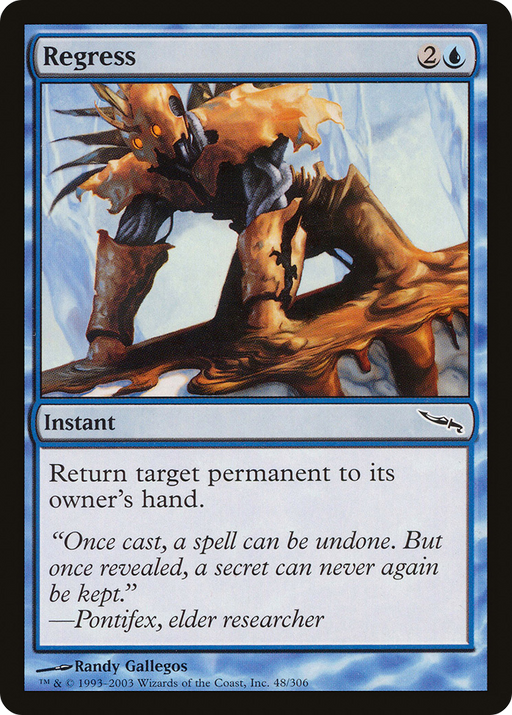 Regress (MRD-048) [Mirrodin] MTG Single Wizards of the Coast