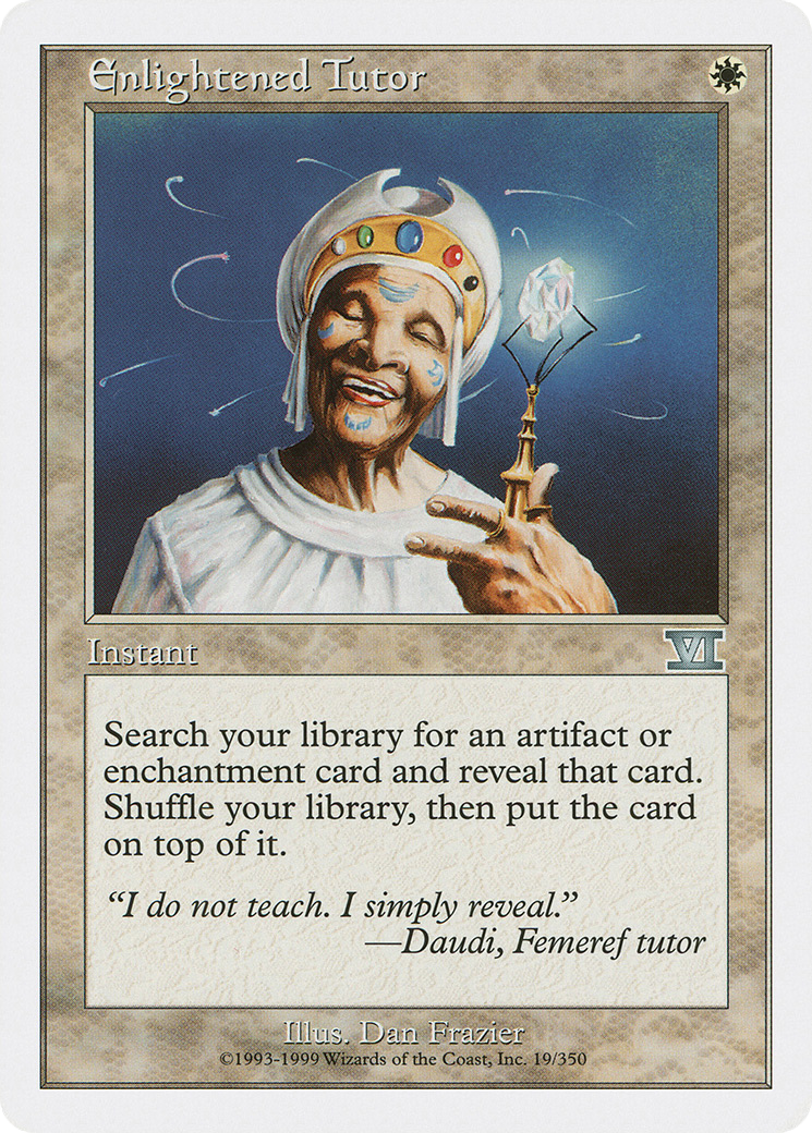 Enlightened Tutor (6ED-019) [Classic Sixth Edition] MTG Single Wizards of the Coast