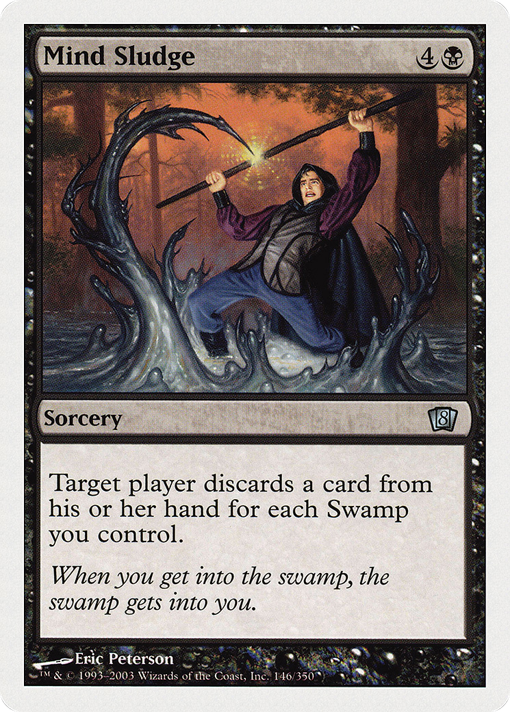 Mind Sludge (8ED-146) [8th Edition] MTG Single Wizards of the Coast