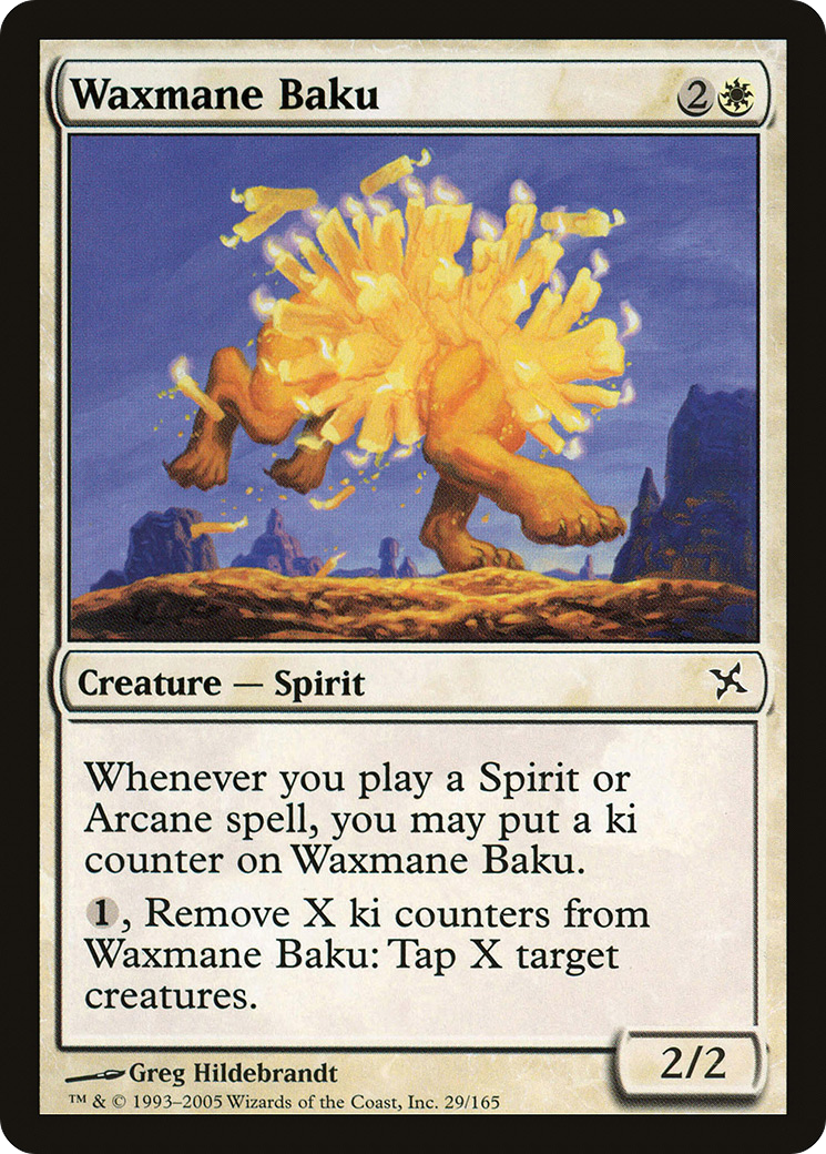 Waxmane Baku (BOK-029) [Betrayers of Kamigawa] MTG Single Wizards of the Coast