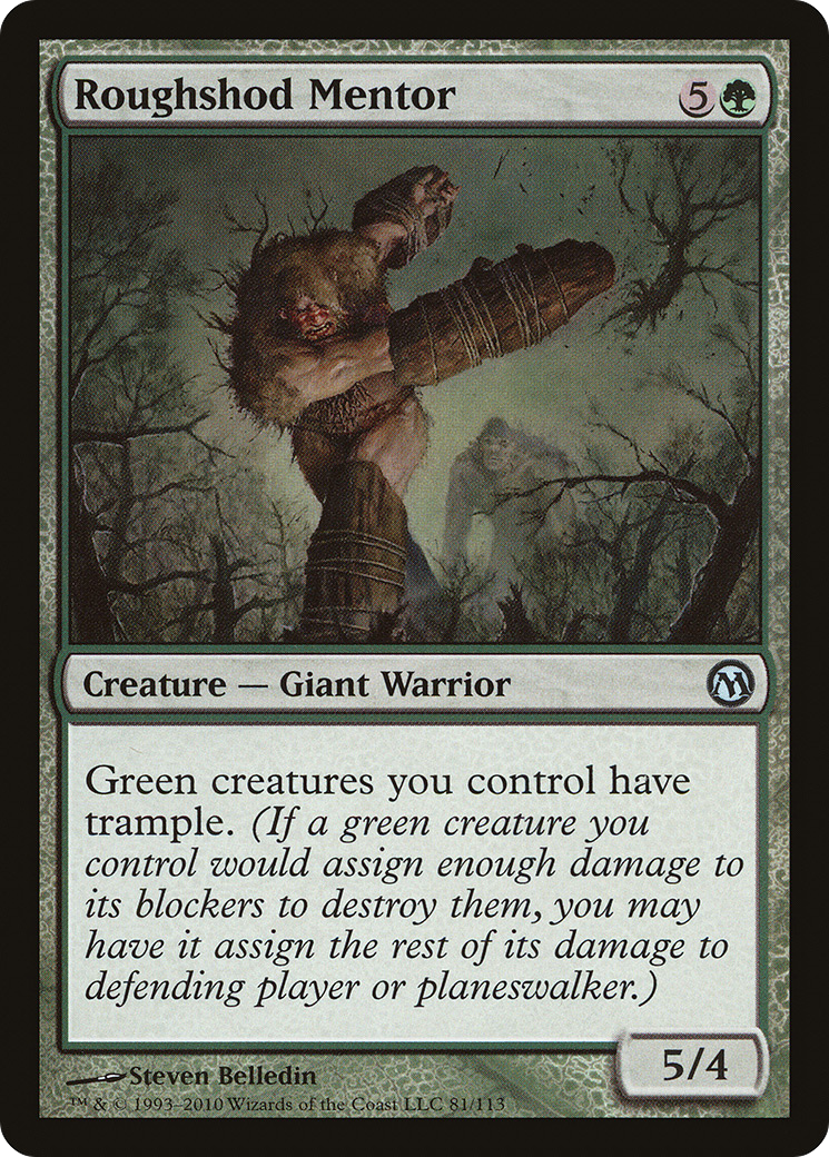 Roughshod Mentor (DPA-081) [Misc] Duels of the Planeswalkers MTG Single Wizards of the Coast