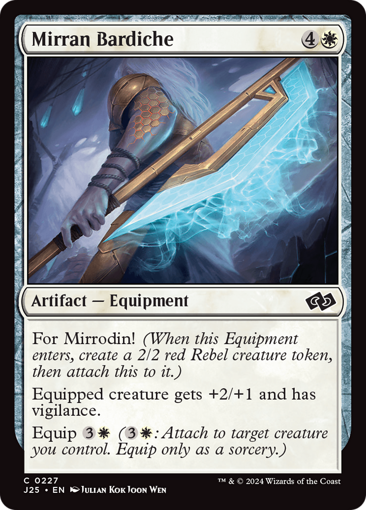 Mirran Bardiche (J25-227) [Foundations Jumpstart] MTG Single Wizards of the Coast
