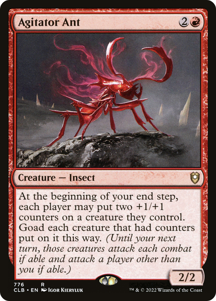 Agitator Ant (CLB-776) [Commander Legends: Battle for Baldur's Gate] MTG Single Wizards of the Coast