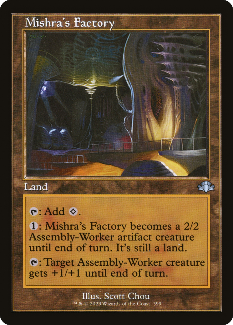 Mishra's Factory (DMR-399) [Dominaria Remastered] MTG Single Wizards of the Coast