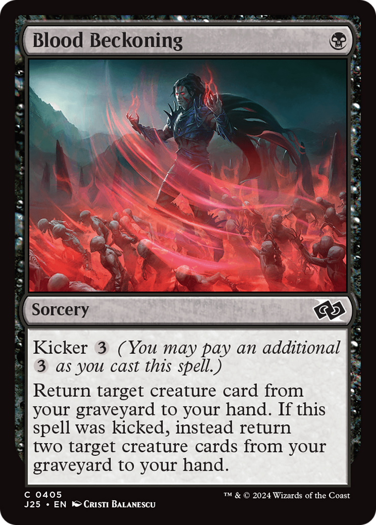 Blood Beckoning (J25-405) [Foundations Jumpstart] MTG Single Wizards of the Coast