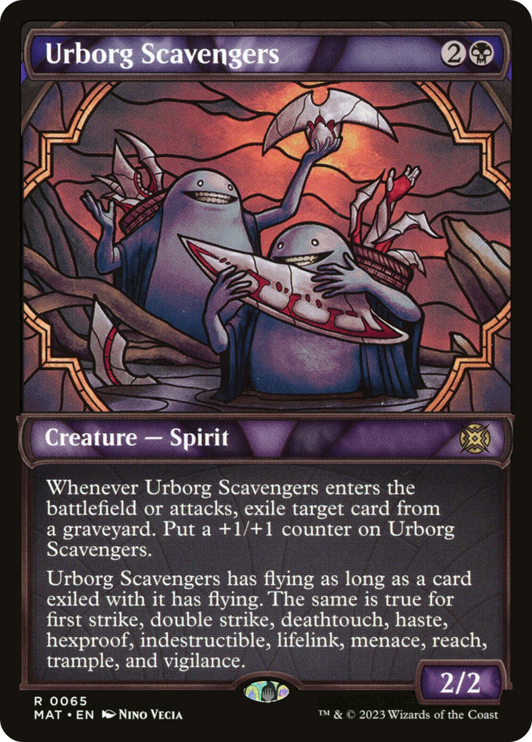 Urborg Scavengers (MAT-065) [March of the Machine: The Aftermath] (Showcase) MTG Single Wizards of the Coast