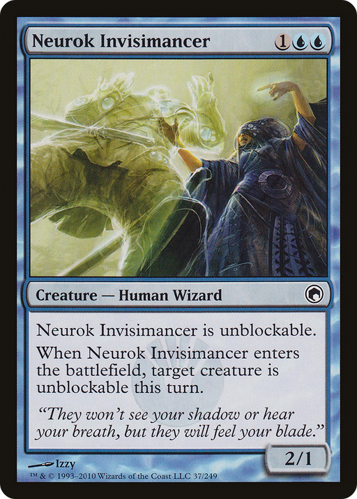 Neurok Invisimancer (SOM-037) [Scars of Mirrodin] MTG Single Wizards of the Coast