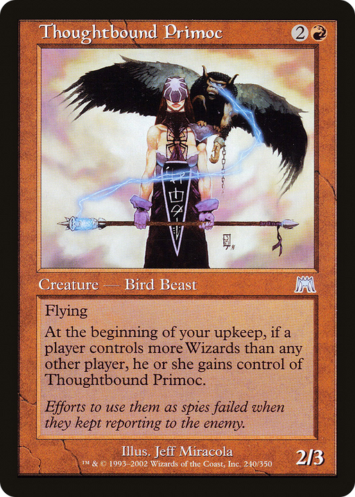 Thoughtbound Primoc (ONS-240) [Onslaught] MTG Single Wizards of the Coast