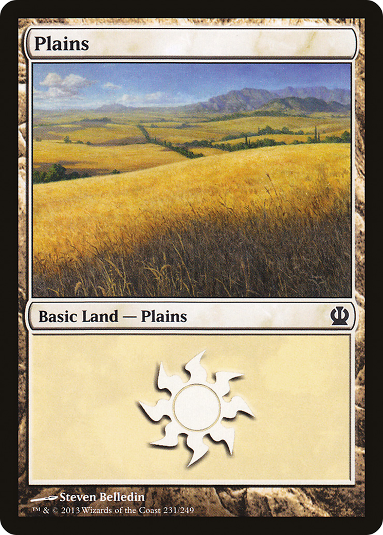 Plains (THS-231) [Theros] MTG Single Wizards of the Coast