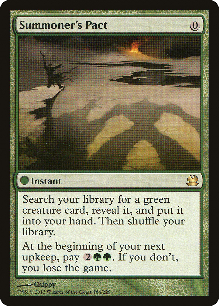 Summoner's Pact (MMA-164) [Modern Masters] Foil MTG Single Modern Masters