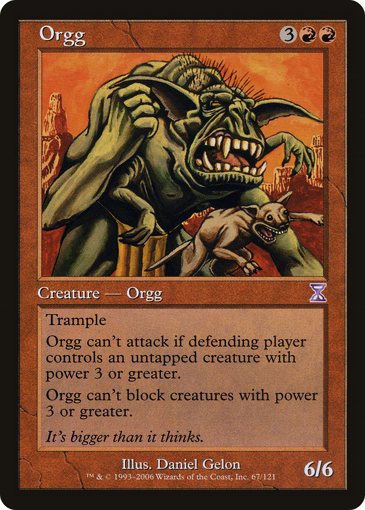 Orgg (TSB-067) [Time Spiral Timeshifted] MTG Single Wizards of the Coast