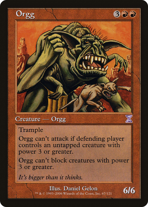 Orgg (TSB-067) [Time Spiral Timeshifted] MTG Single Wizards of the Coast