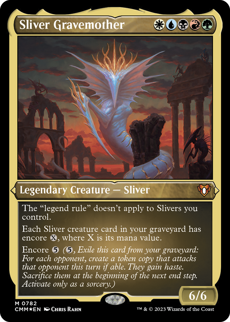 Sliver Gravemother (CMM-782) [Commander Masters] Etched Foil MTG Single Wizards of the Coast
