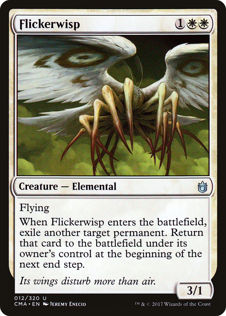 Flickerwisp (CMA-012) [Commander Anthology] MTG Single Wizards of the Coast