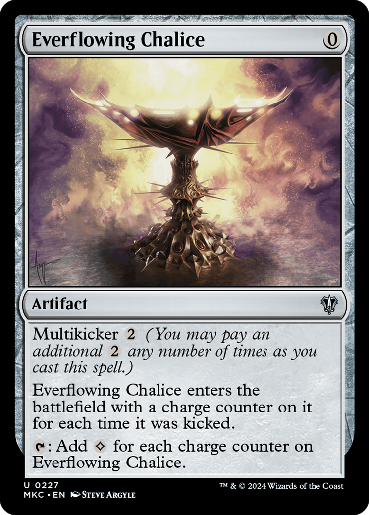 Everflowing Chalice (MKC-227) [Murders at Karlov Manor Commander] MTG Single Wizards of the Coast
