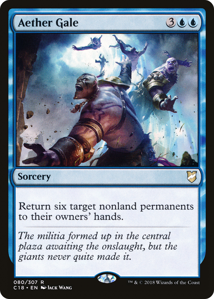 Aether Gale (C18-080) [Commander 2018] MTG Single Wizards of the Coast