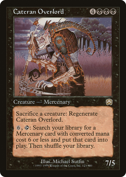 Cateran Overlord (MMQ-123) [Mercadian Masques] MTG Single Wizards of the Coast