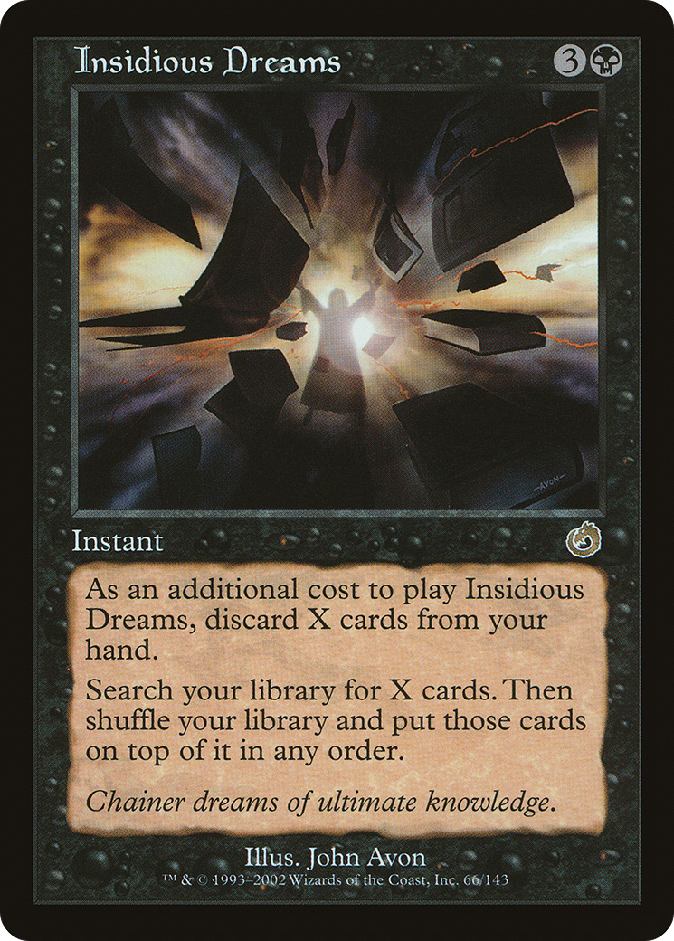 Insidious Dreams (TOR-066) [Torment] Foil MTG Single Wizards of the Coast