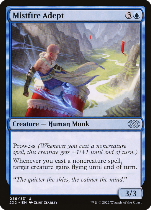 Mistfire Adept (2X2-059) [Double Masters 2022] MTG Single Wizards of the Coast
