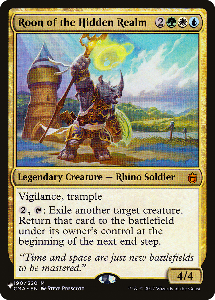Roon of the Hidden Realm (LIST-CMA-190) [Mystery Booster] The List MTG Single Wizards of the Coast