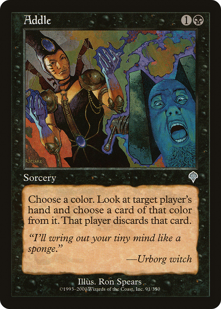 Addle (INV-091) [Invasion] Foil MTG Single Wizards of the Coast