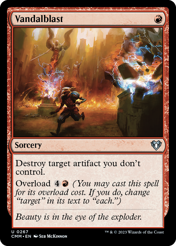 Vandalblast (CMM-267) [Commander Masters] MTG Single Wizards of the Coast
