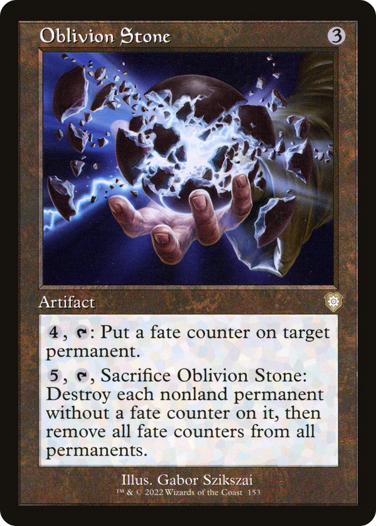 Oblivion Stone (BRC-153) [The Brothers' War Commander] MTG Single Wizards of the Coast