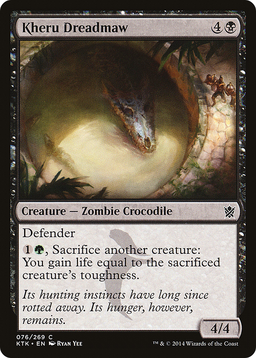 Kheru Dreadmaw (KTK-076) [Khans of Tarkir] Foil MTG Single Wizards of the Coast