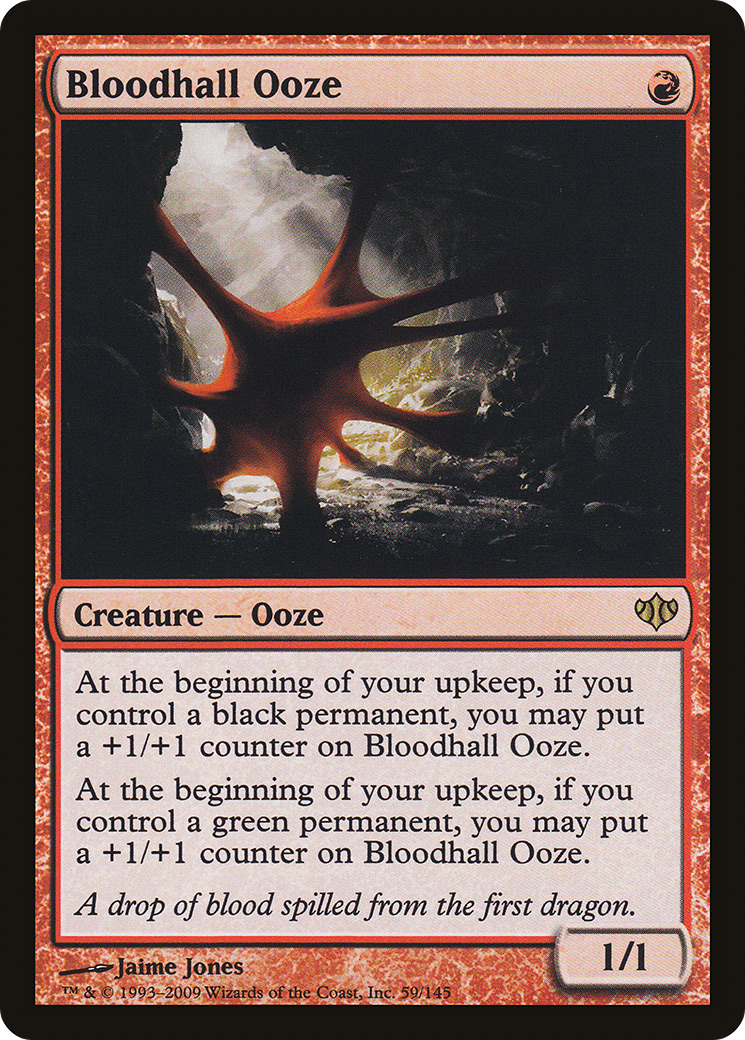 Bloodhall Ooze (CON-059) [Conflux] Foil MTG Single Wizards of the Coast