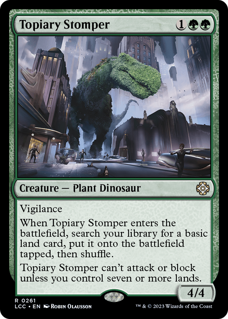 Topiary Stomper (LCC-261) [The Lost Caverns of Ixalan Commander] MTG Single Wizards of the Coast