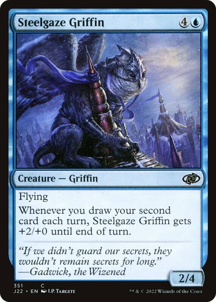 Steelgaze Griffin (J22-351) [Jumpstart 2022] MTG Single Wizards of the Coast